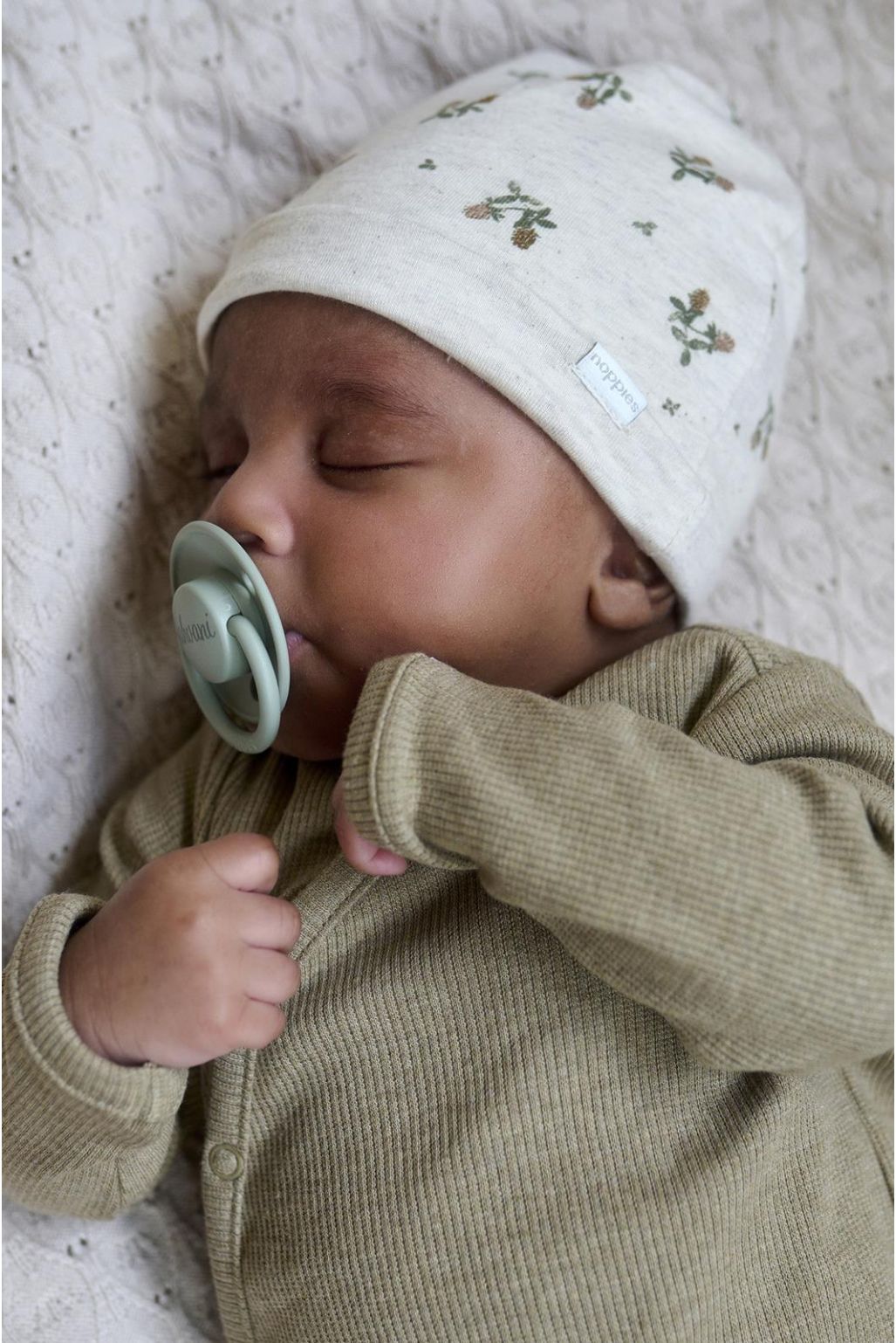 Noppies Baby Mütze Nebra - Oatmeal