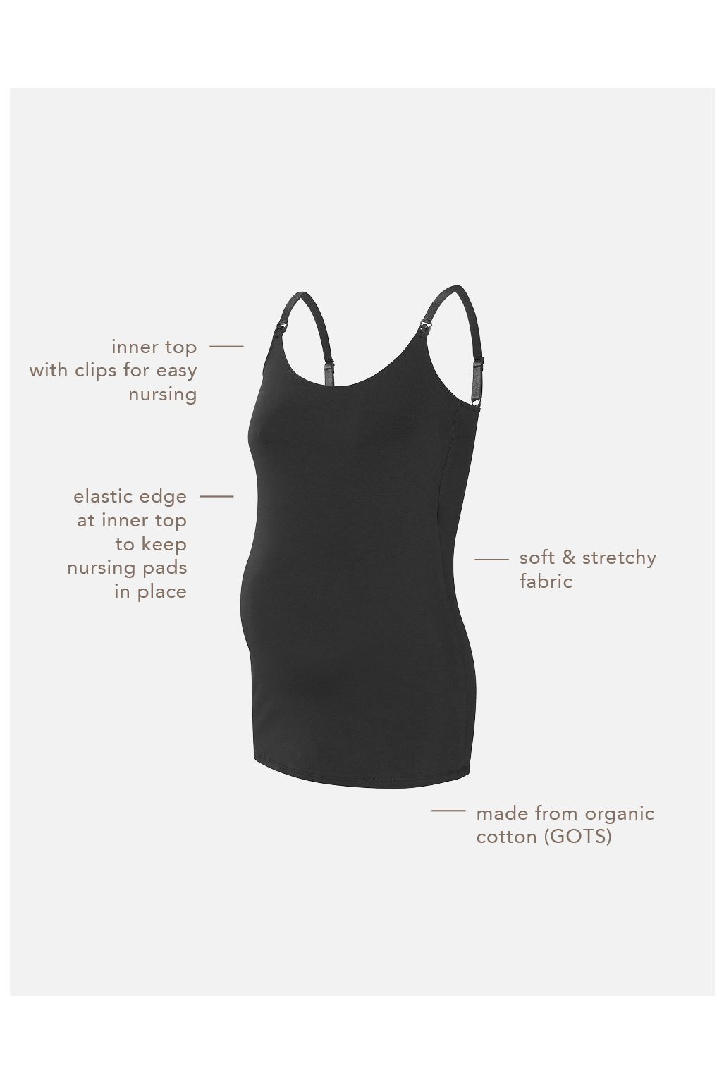 Noppies Still-Top Ara - Black