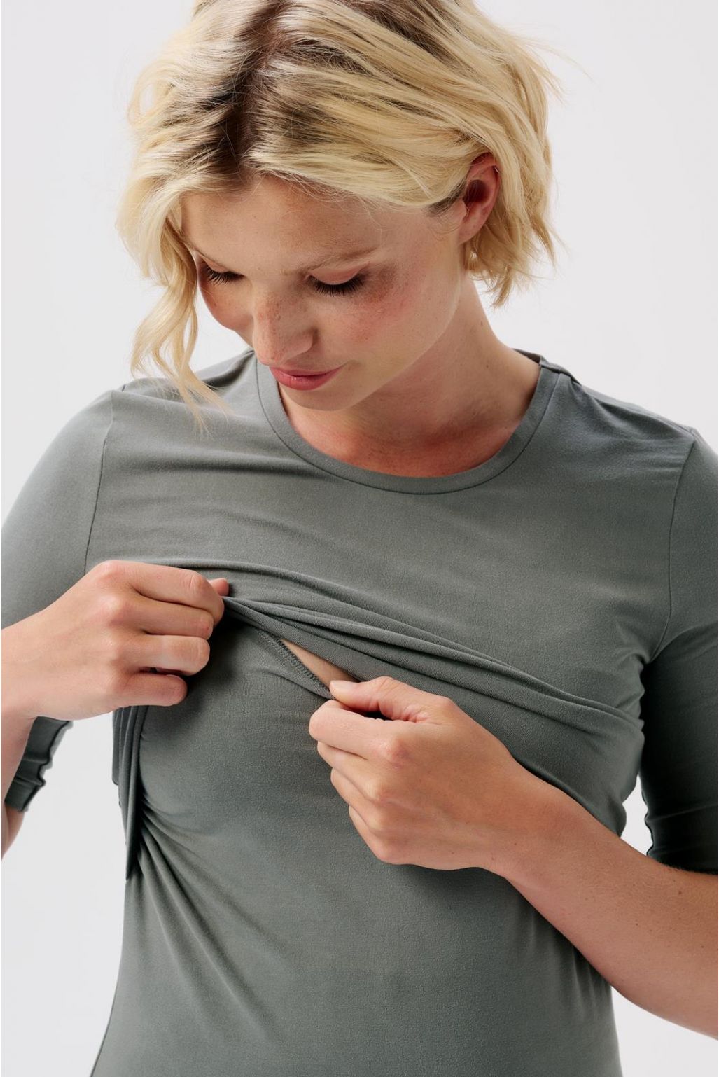 Noppies Nursing t-shirt Juli - Sage