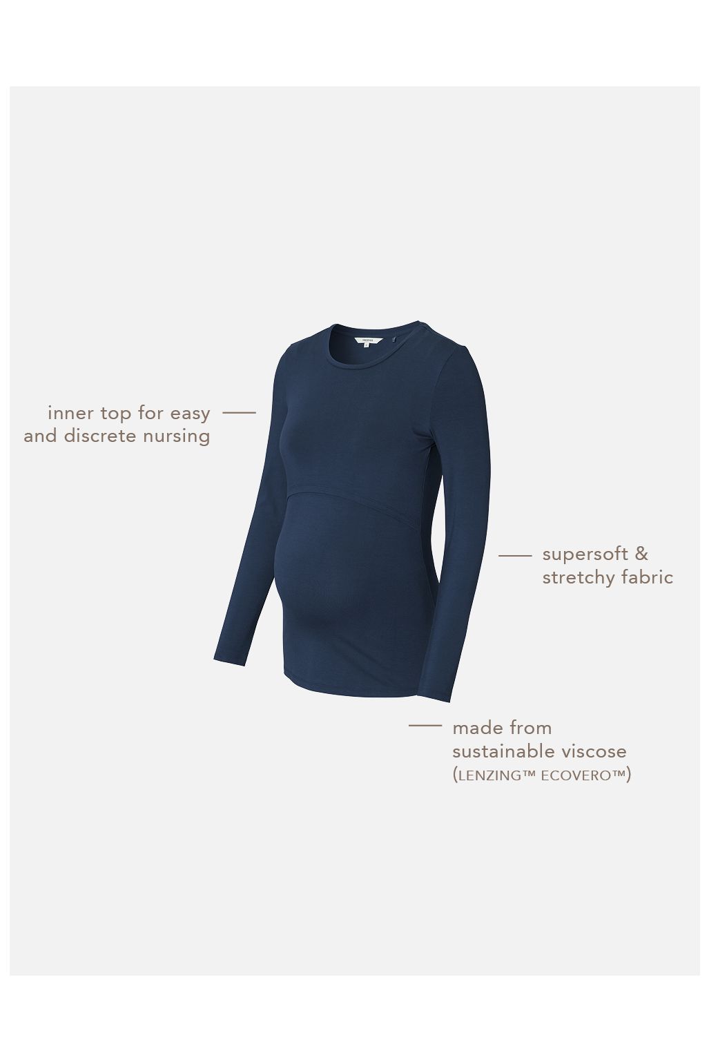 Noppies T-shirt d'allaitement Nore - Night