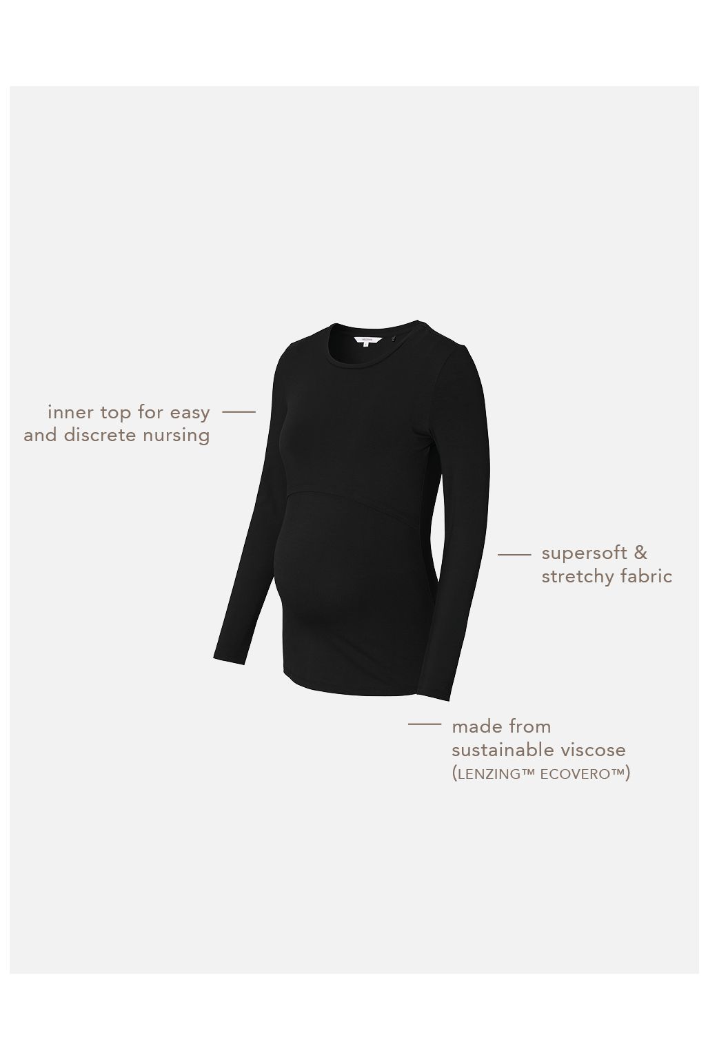 Noppies Still-Shirt Nore - Black