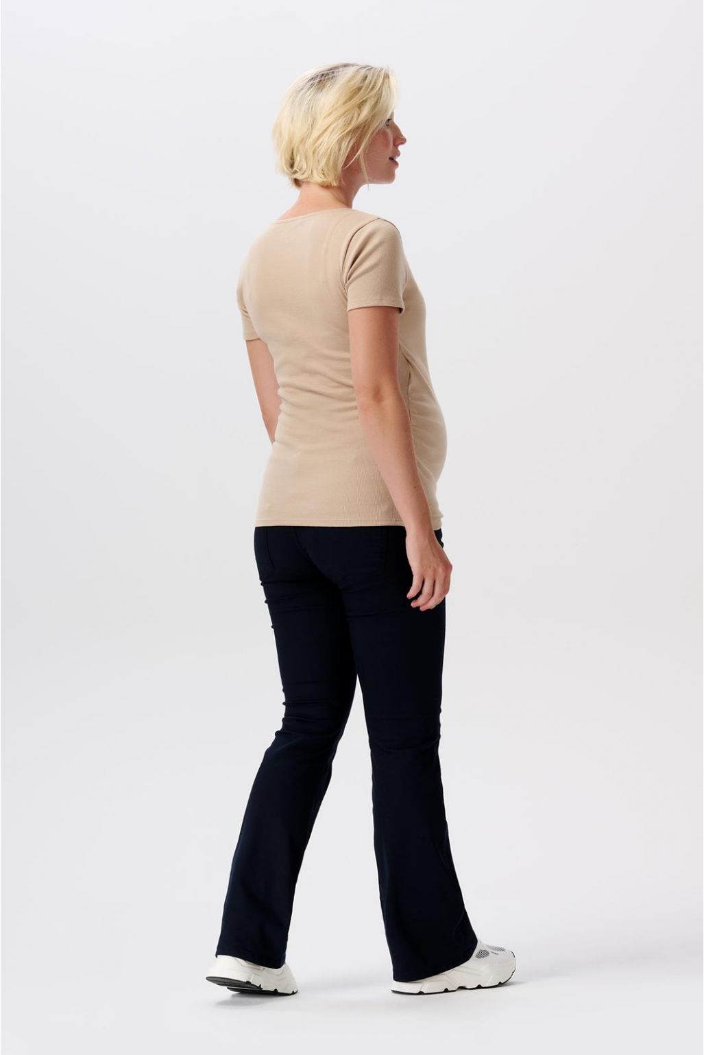 Noppies Voedings t-shirt Sanson - White Pepper