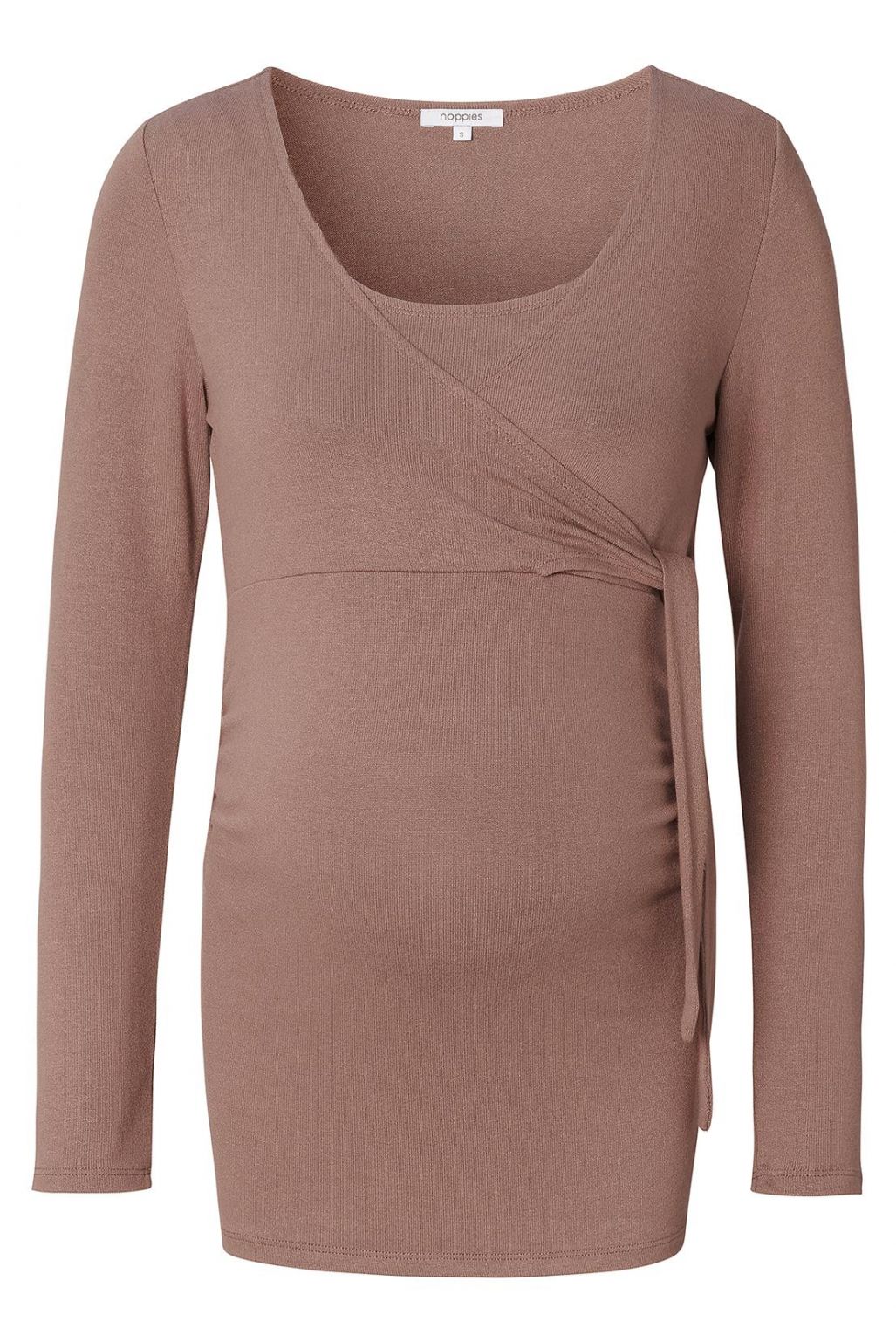 Noppies T-shirt d'allaitement Elin - Deep Taupe
