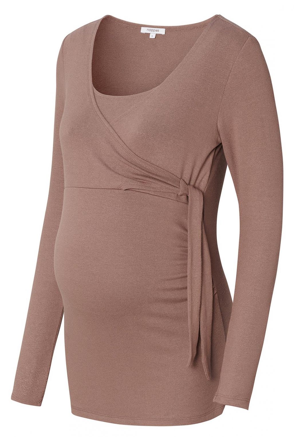 Noppies T-shirt d'allaitement Elin - Deep Taupe