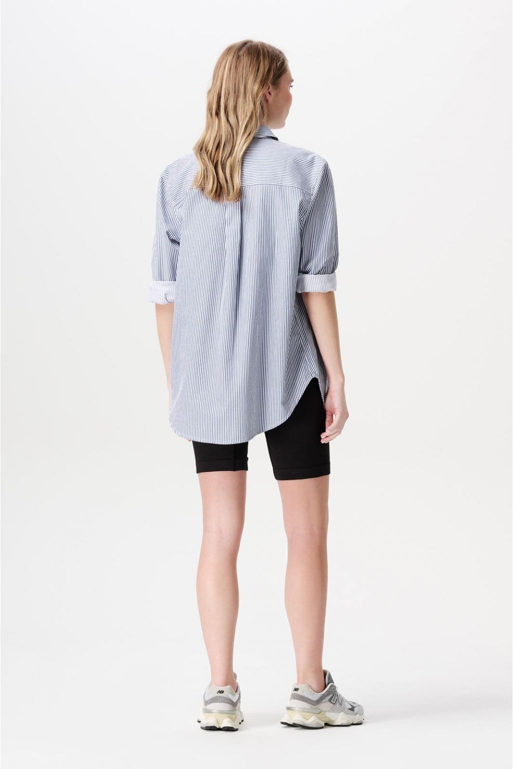 Noppies Bluse Arles - Gris blue Stripe
