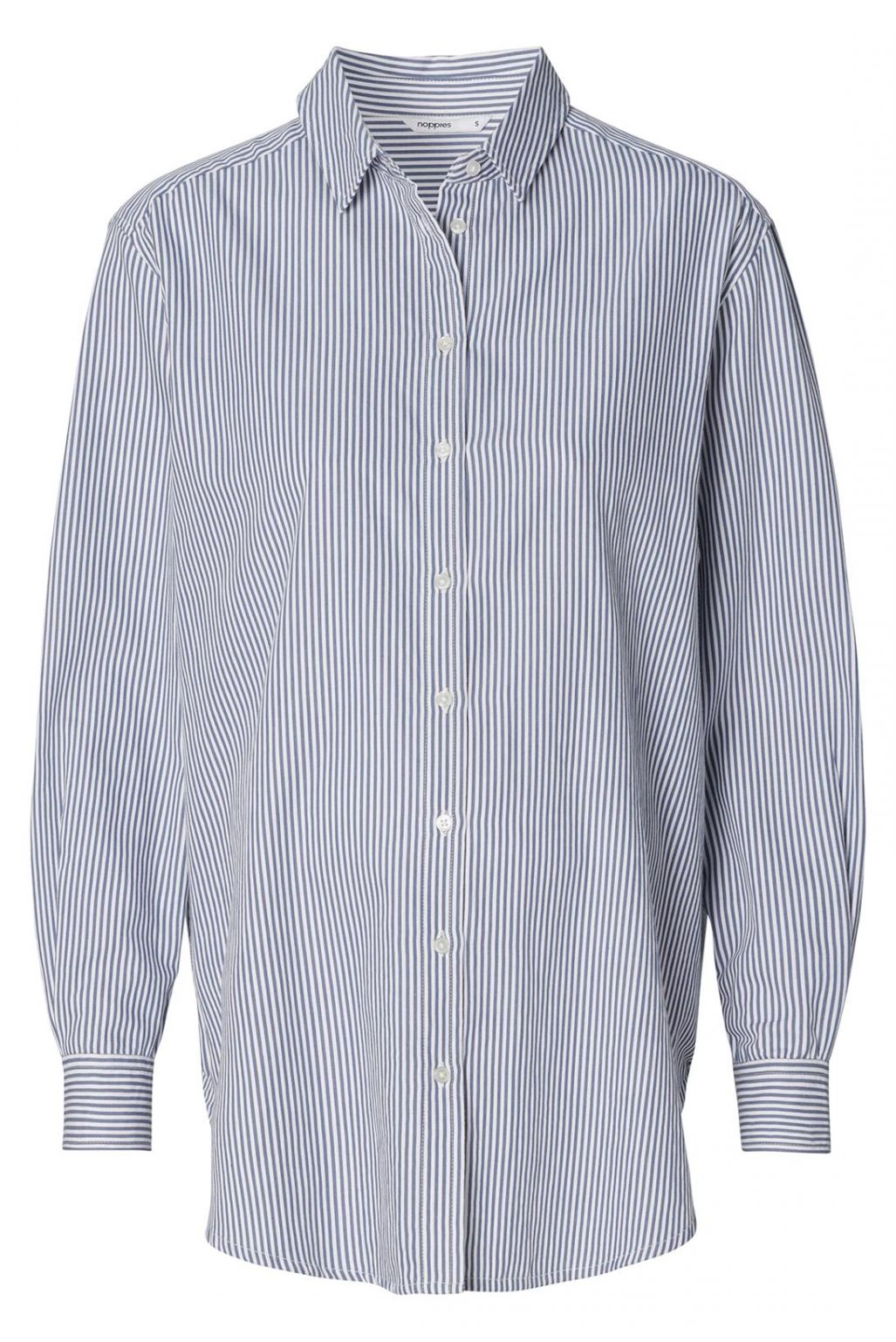 Noppies Bluse Arles - Gris blue Stripe