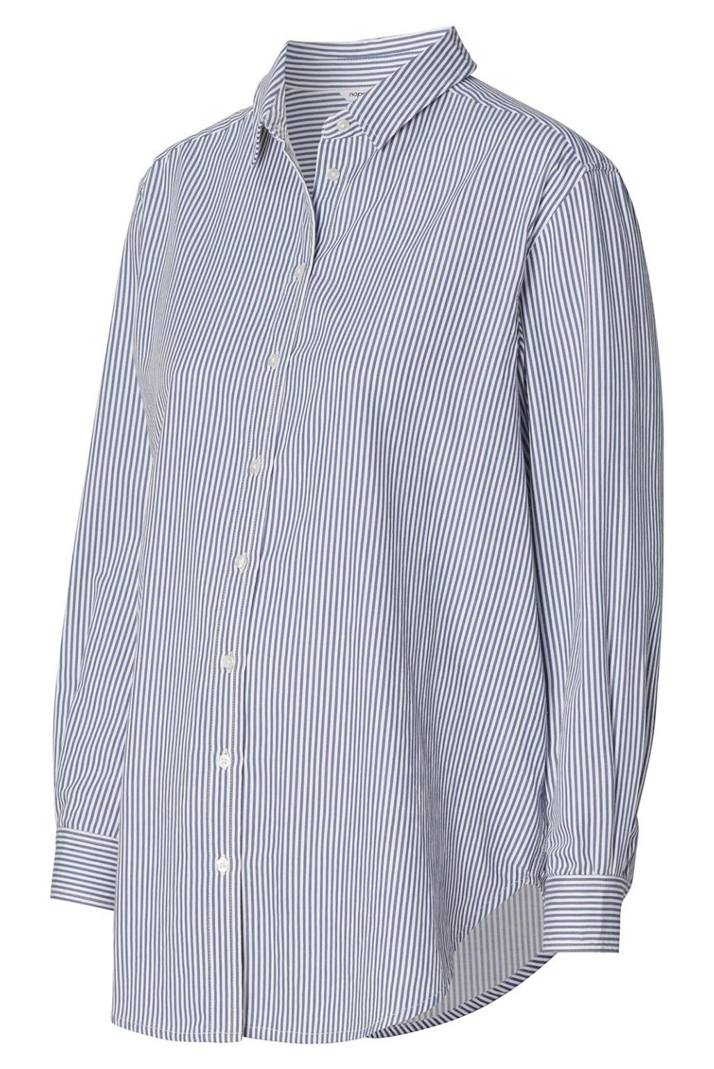 Noppies Bluse Arles - Gris blue Stripe