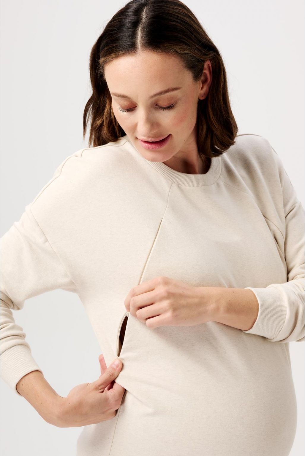 Noppies Still-Pullover Lesy - Oatmeal