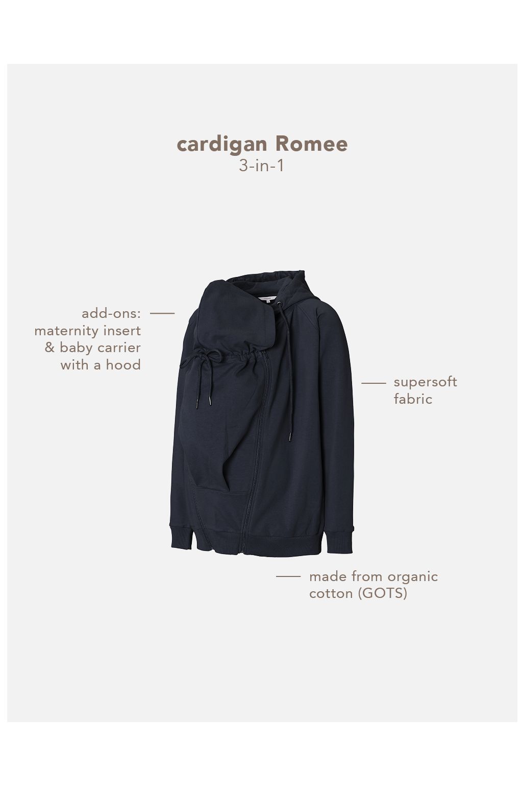 Noppies Strickjacke Romee - Night
