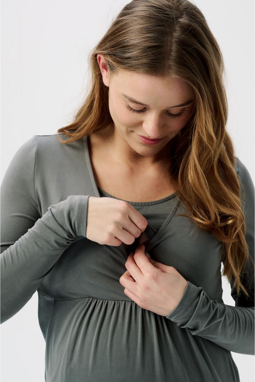 Noppies Robe d'allaitement Gaja - Sage