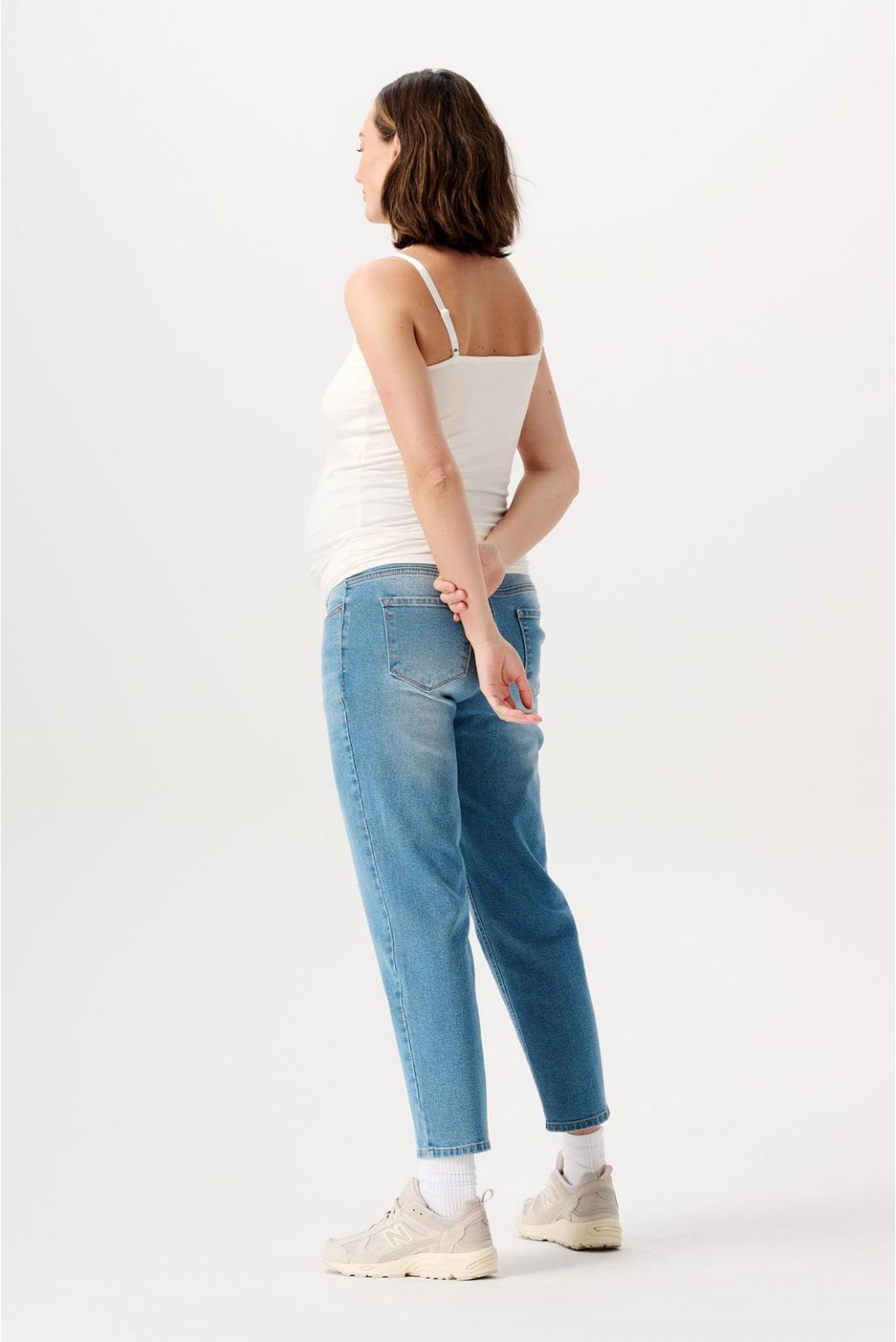 Noppies Straight Umstandsjeans Azua - Vintage Blue
