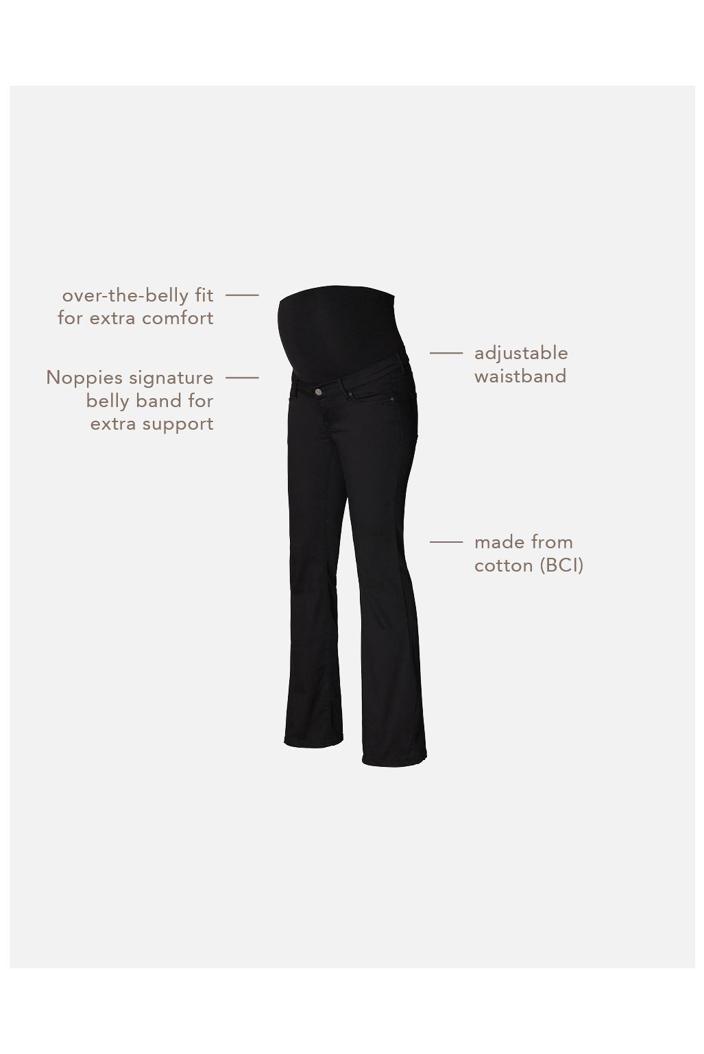 Noppies Pantalon casual flared Senna - Black