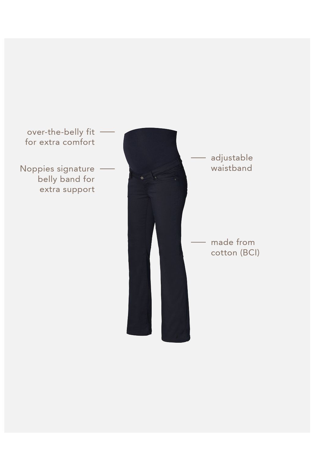 Noppies Pantalon casual flared Senna - Night Sky