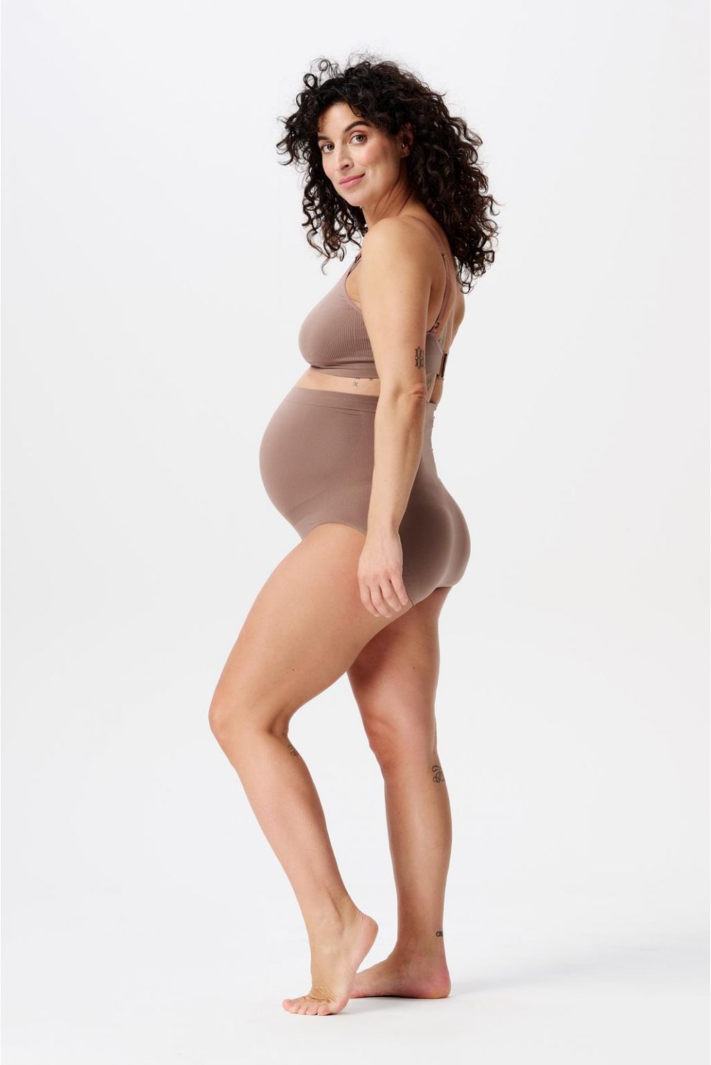 Noppies Nahtloser Slip Nisa Sensil® Breeze - Deep Taupe