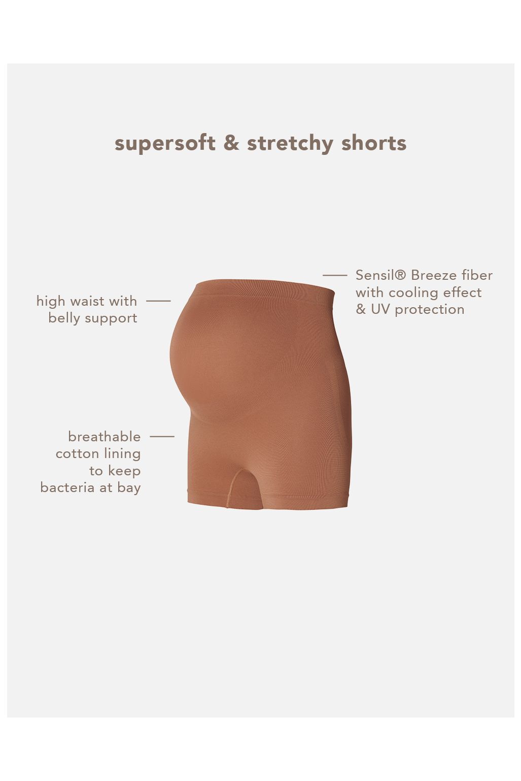 Noppies Short sans couture Lai Sensil® Breeze - Hazel