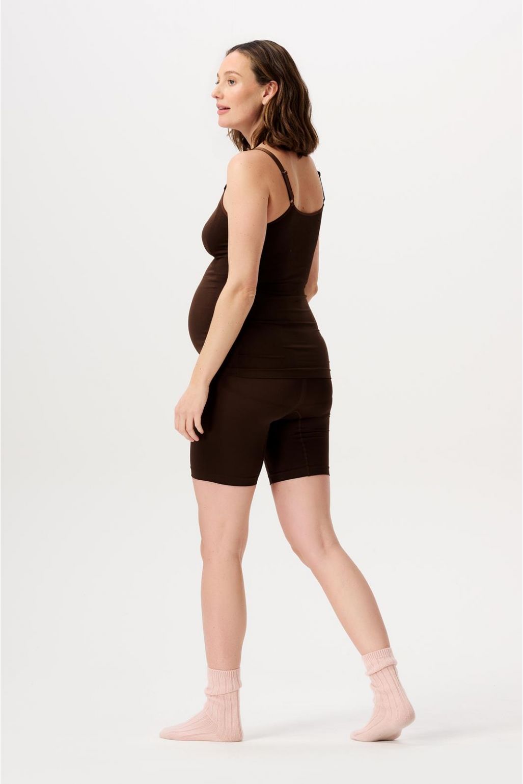 Noppies Nahtloser Short Niru Sensil® Breeze - Coffee Bean