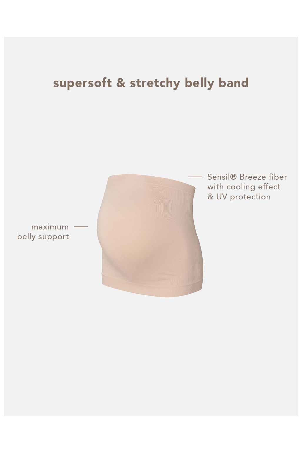 Noppies Bauchband Sia Sensil® Breeze naadloos - Moonlight