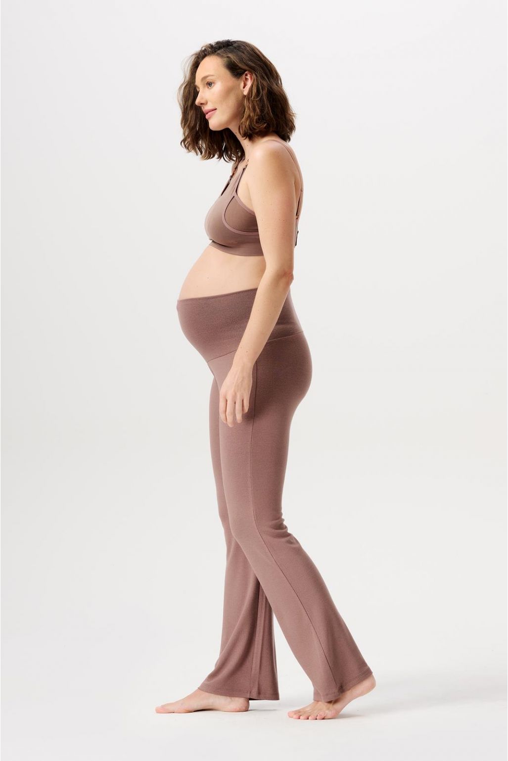 Noppies Nursing bra seamless pumping Mae Sensil® Breeze - Deep Taupe