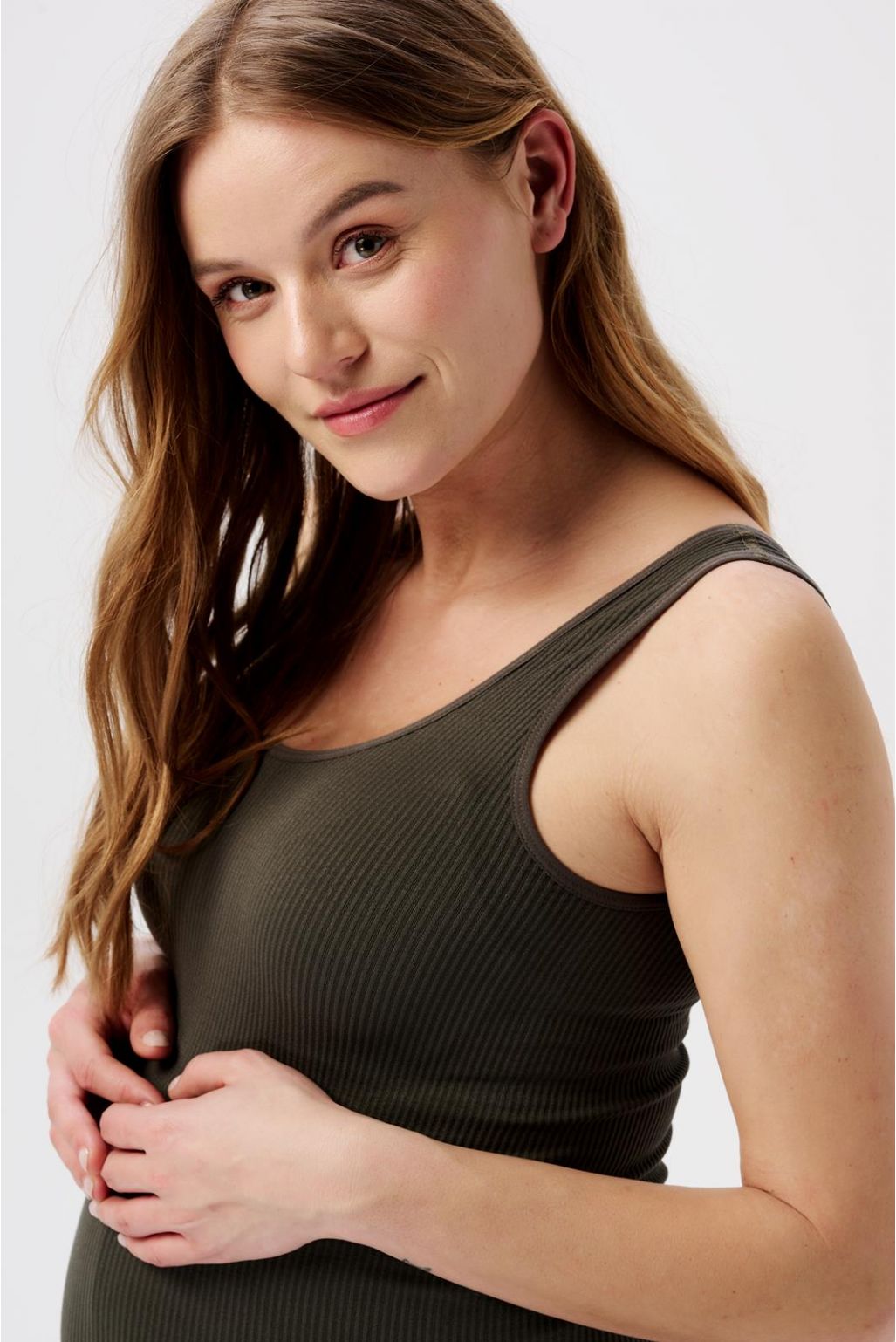 Noppies Tanktop rib Sama - Olive
