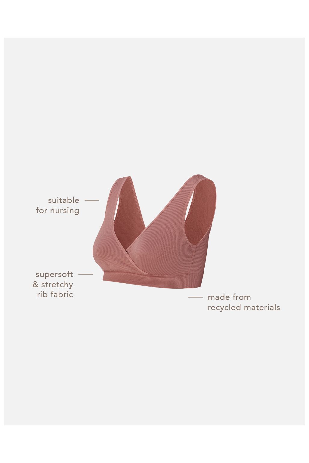 Noppies Soutien-gorge allaitement non-préformé Gayla - Burlwood