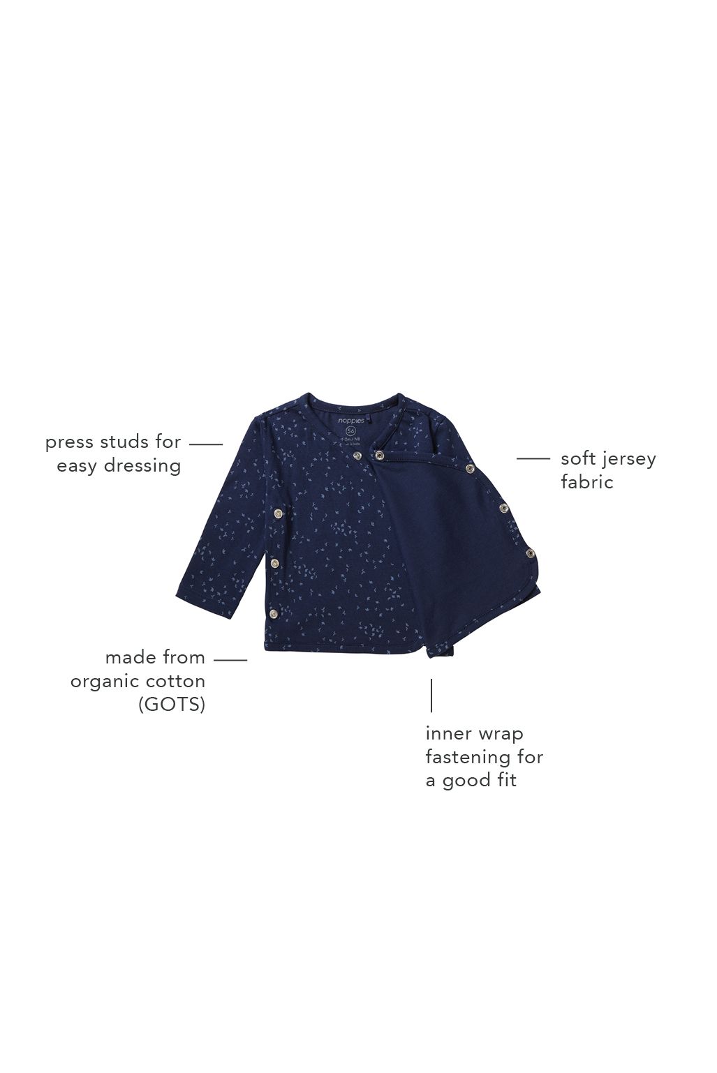 Noppies Baby T-shirt manches longues Nantes - Black Iris