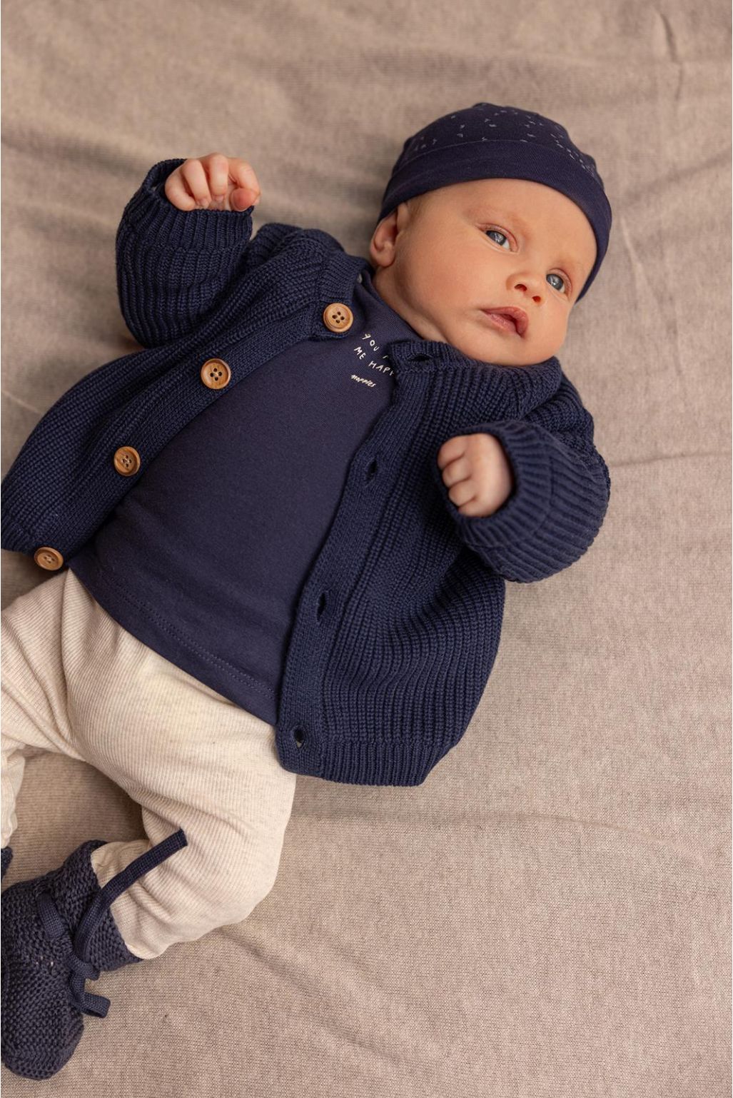 Noppies Baby Strickjacke Nevers - Black Iris