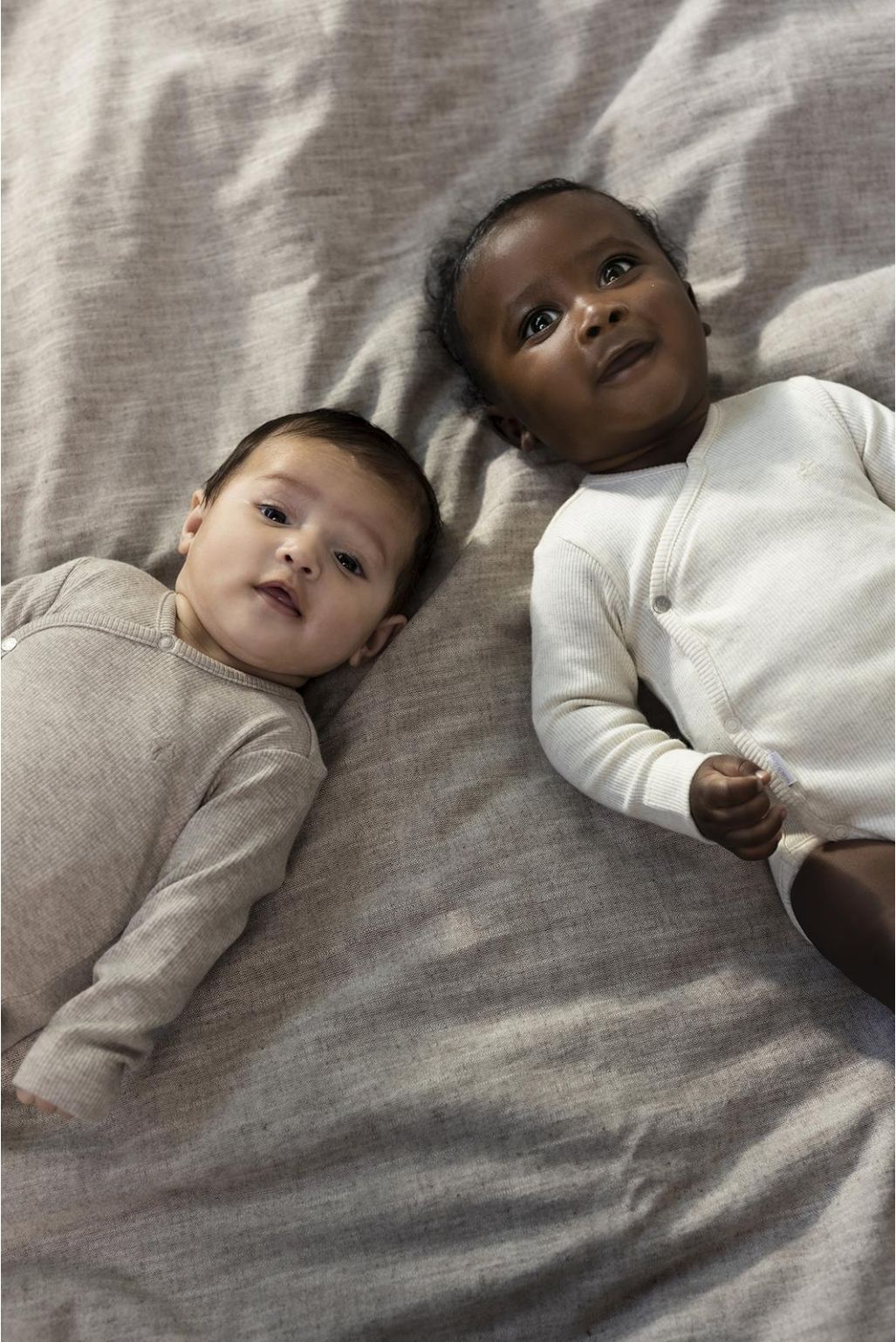 Noppies Baby Strampler Nino - Taupe Melange