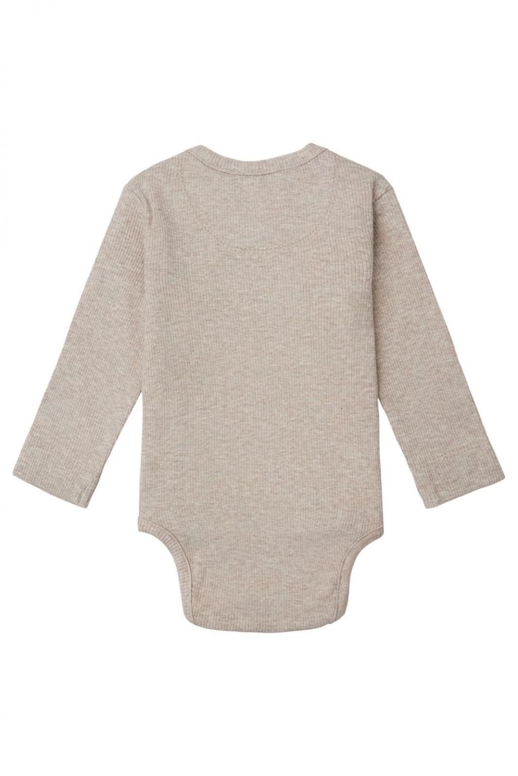 Noppies Baby Strampler Nino - Taupe Melange