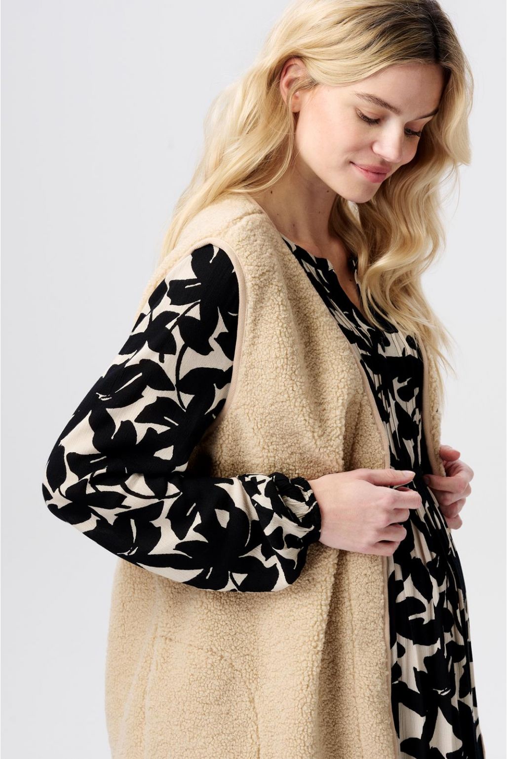 Noppies Gilet Indi - Light Sand