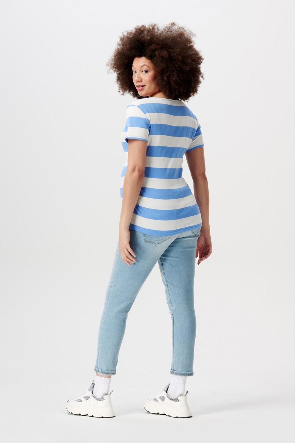 Noppies Voedings t-shirt Sanson - Cornflower