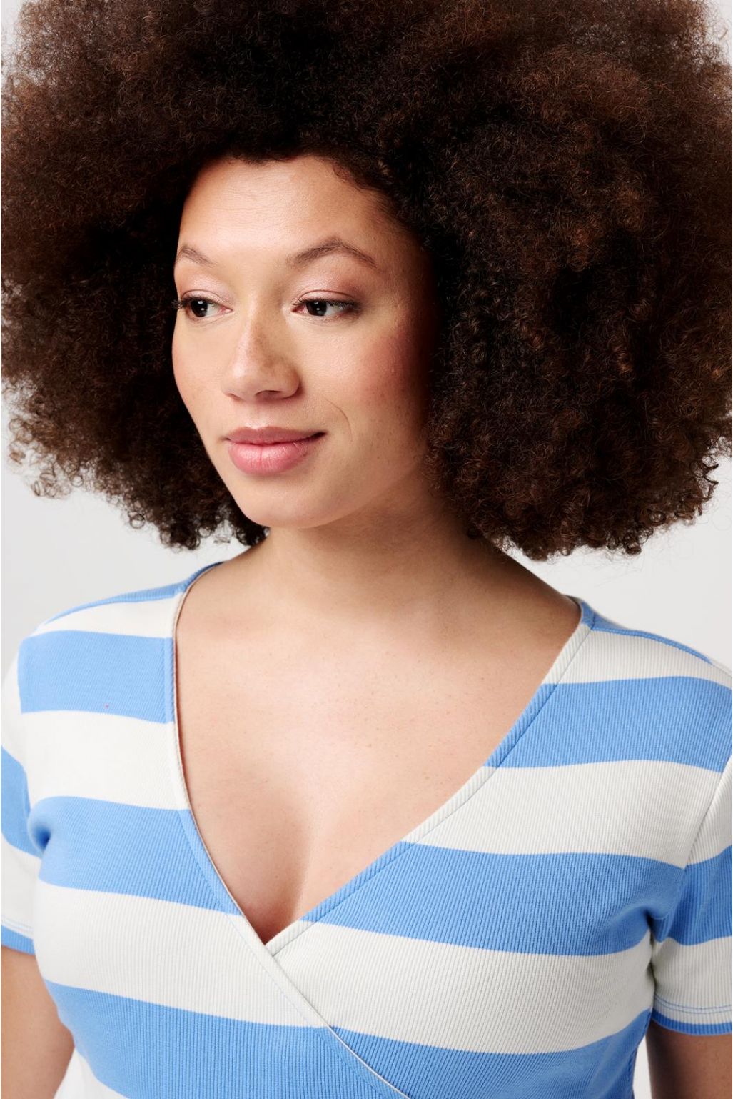 Noppies Voedings t-shirt Sanson - Cornflower