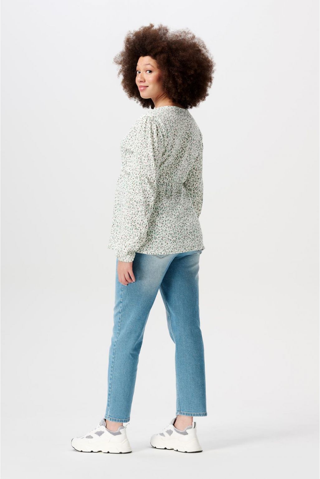Noppies Blouse Janice - Cream minimal flower
