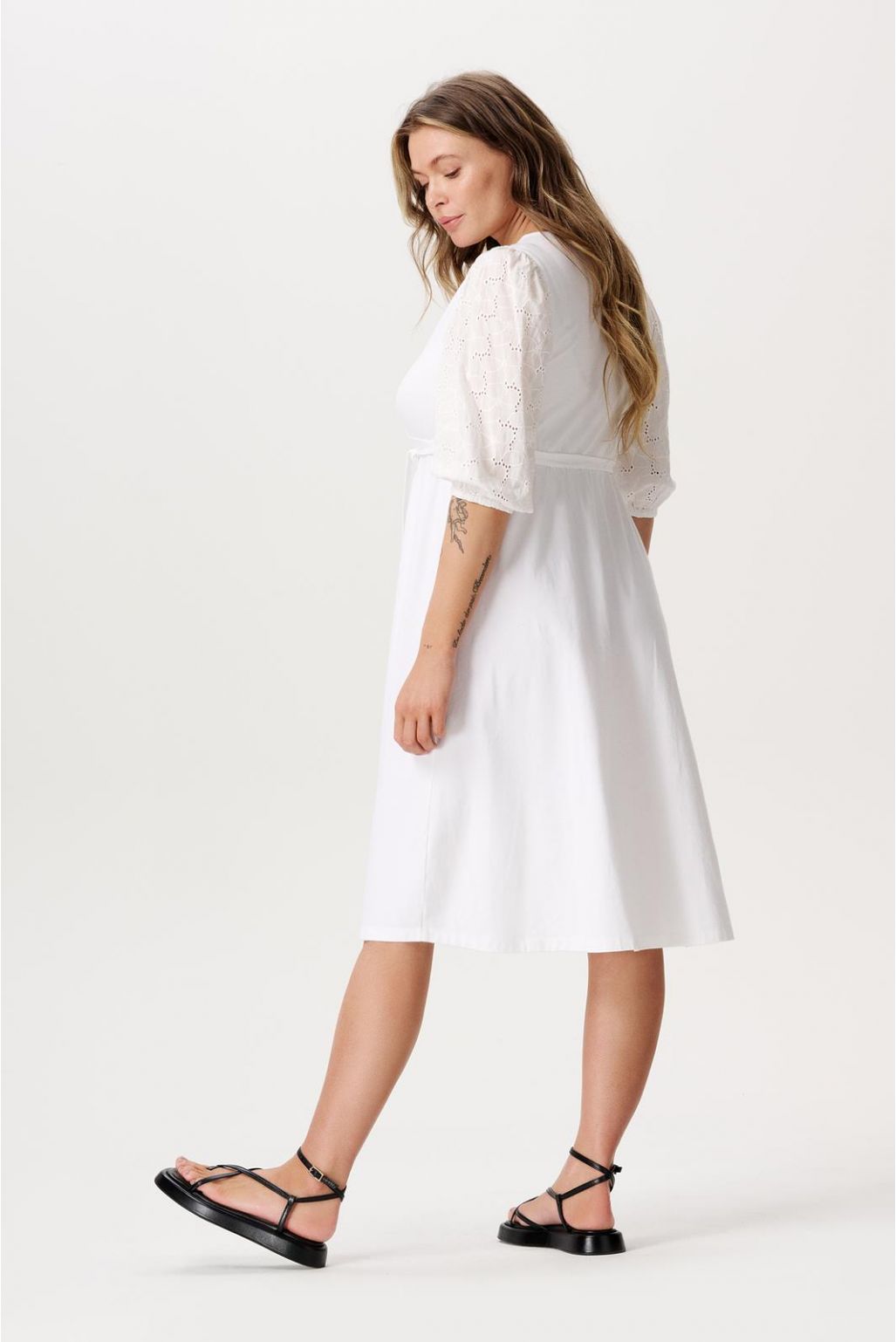 Noppies Jurk Kajal - Optical White