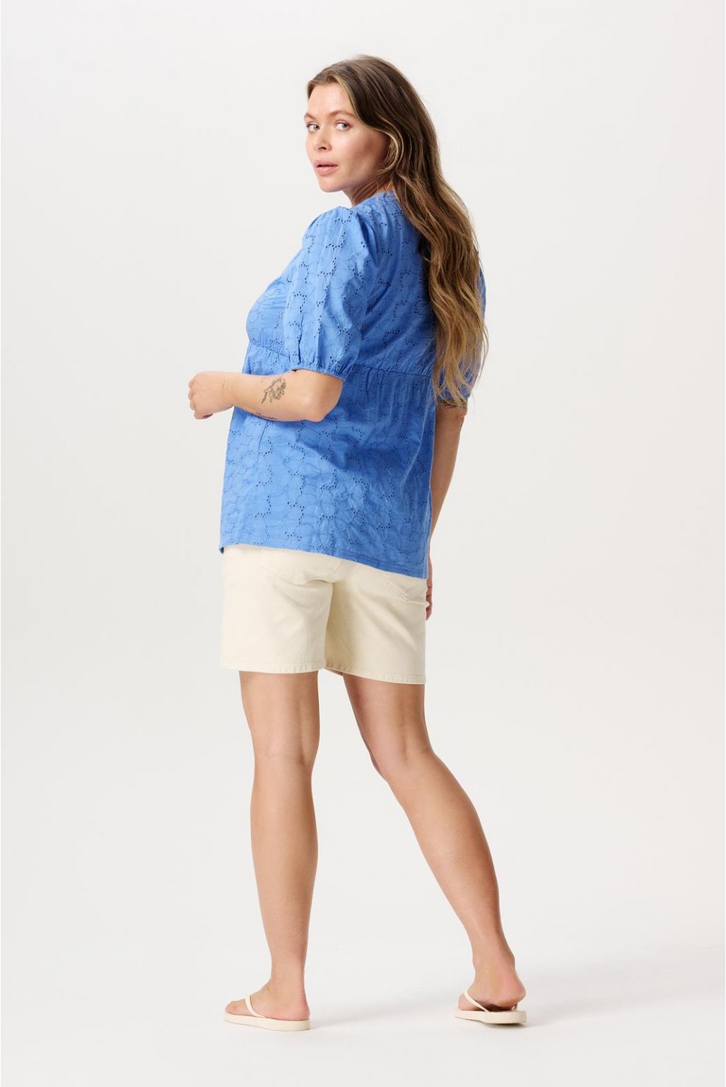Noppies Umstandsshorts Kaaho - Bone White