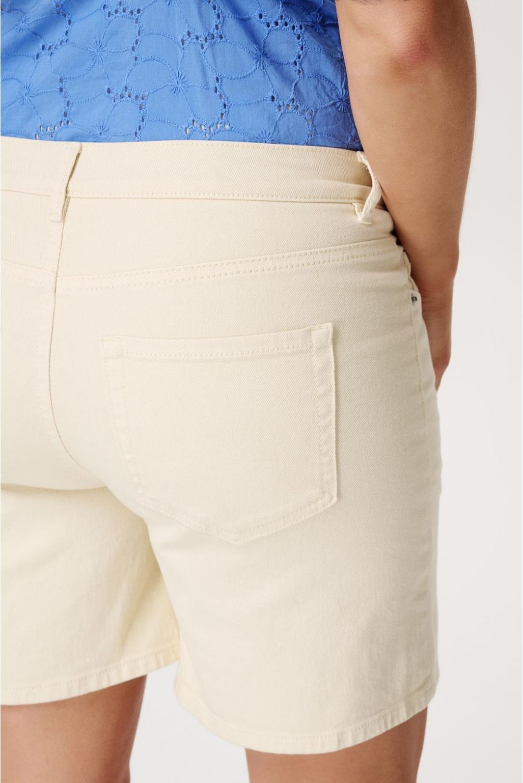Noppies Umstandsshorts Kaaho - Bone White