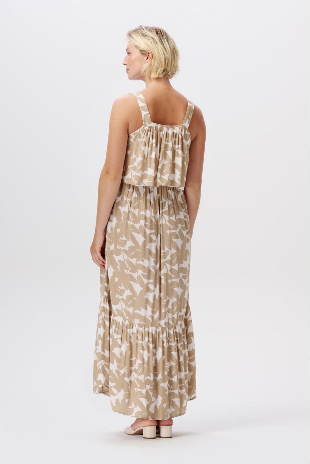 Noppies Maxi-jurk met voedingsfunctie Han - White Pepper Big Flower