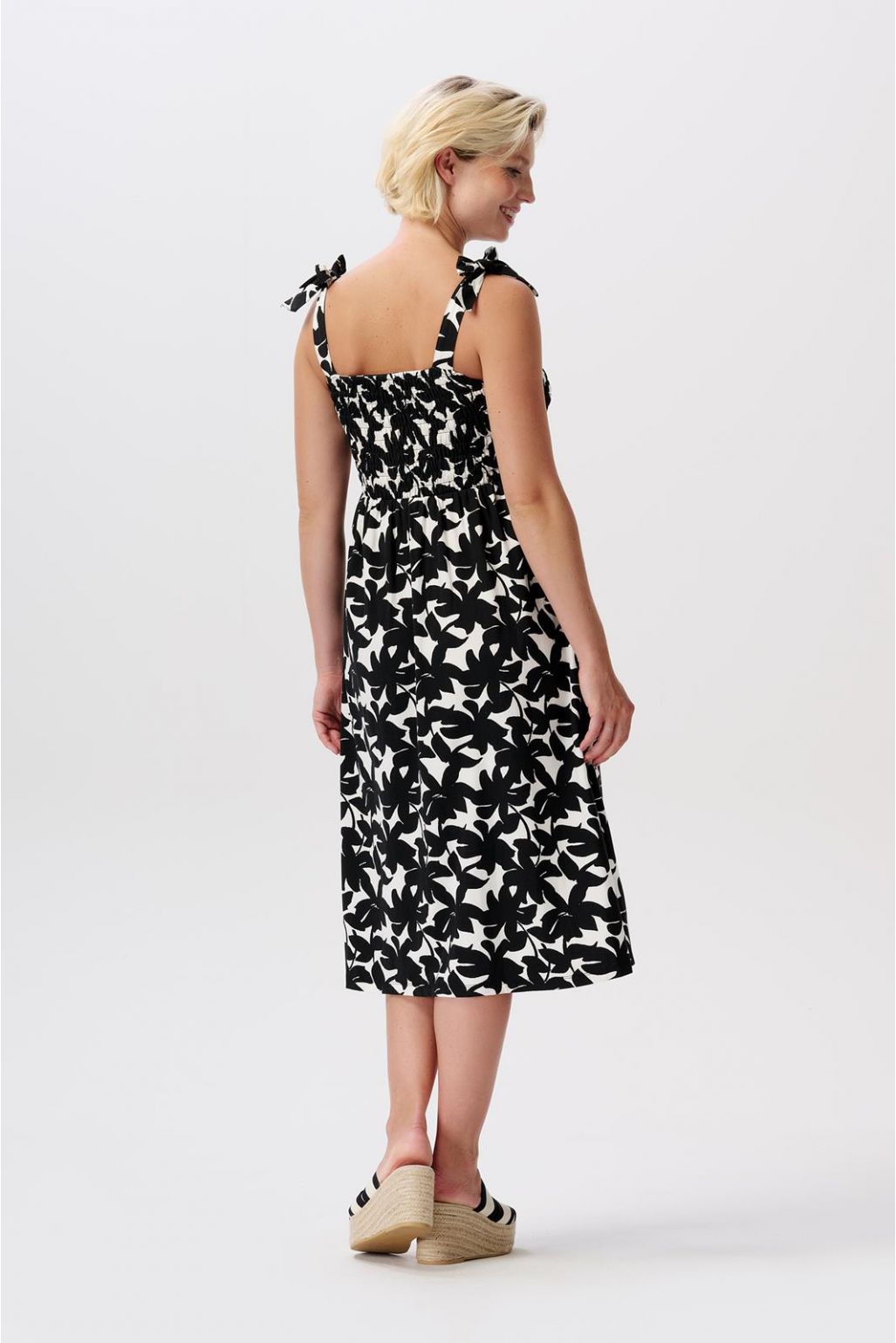 Noppies Robe Nia - Black Big Flower