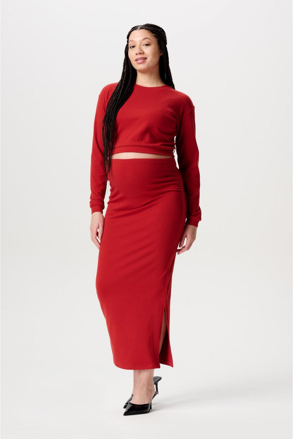 Noppies Maternity Still-Shirt Sund - Red Ochre