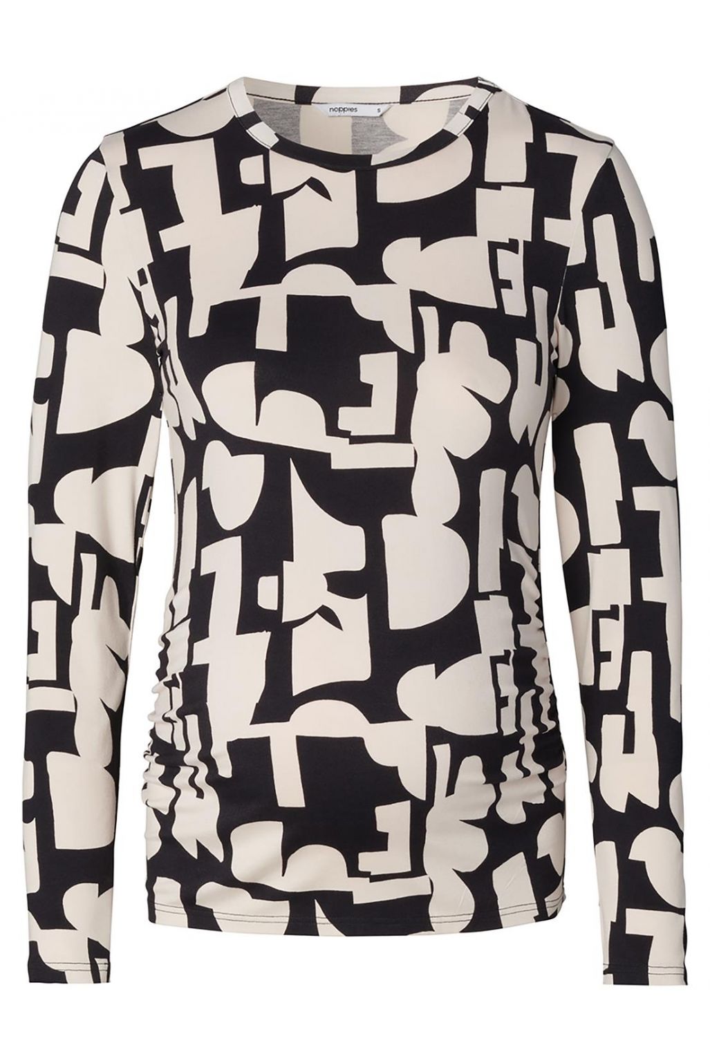 Noppies Maternity Longsleeve Eura - Monochrome All Over Print