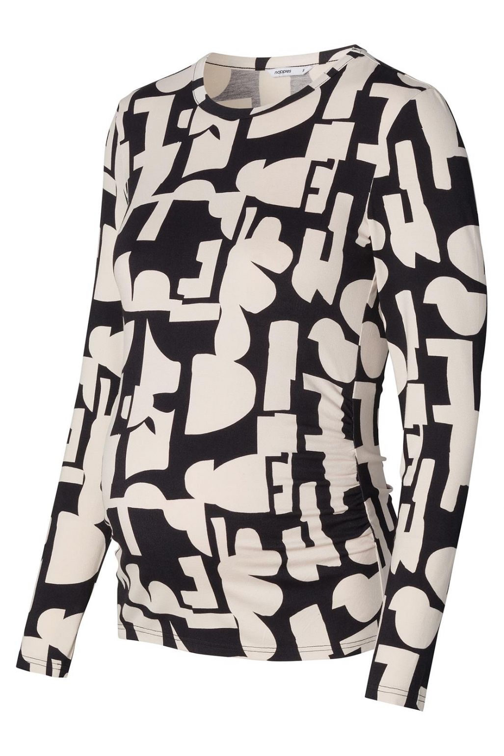 Noppies Maternity Longsleeve Eura - Monochrome All Over Print