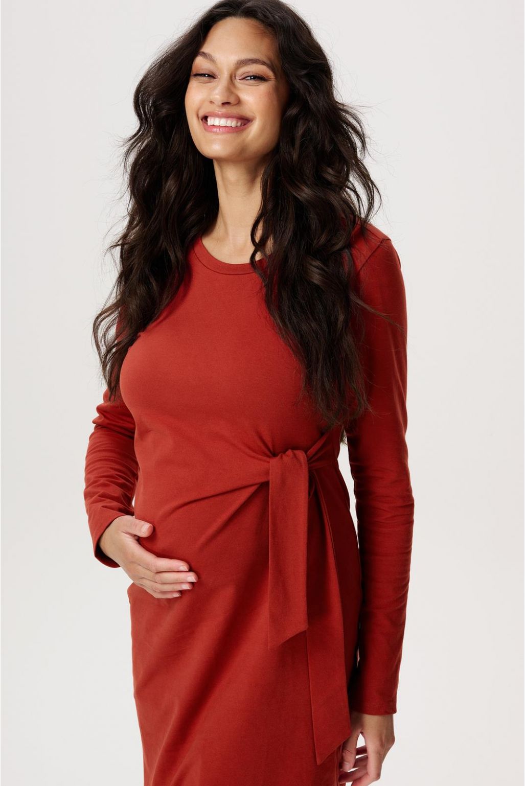 Noppies Maternity Jurk Sievi - Red Ochre