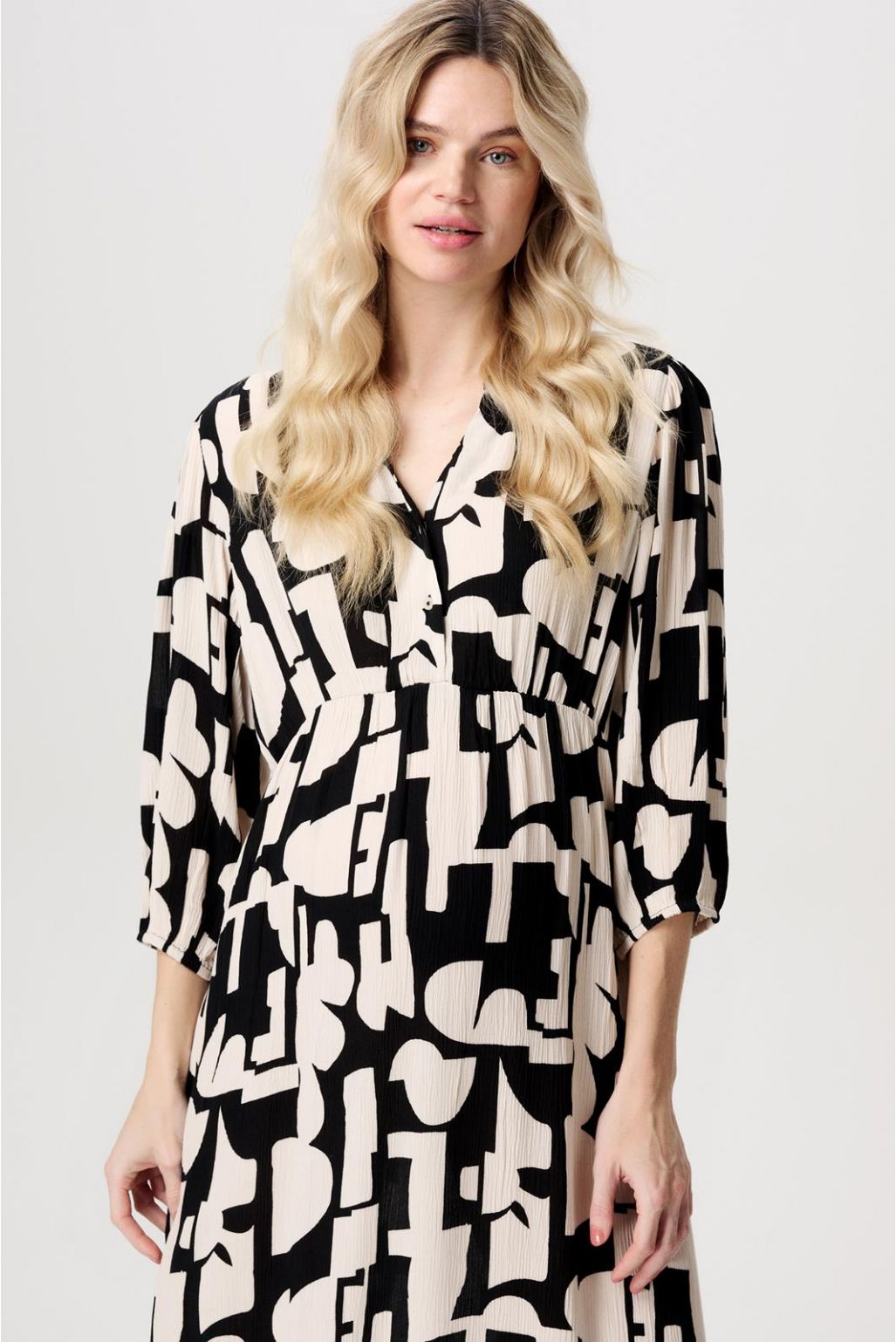 Noppies Maternity Robe d'allaitement Lieksa - Monochrome All Over Print