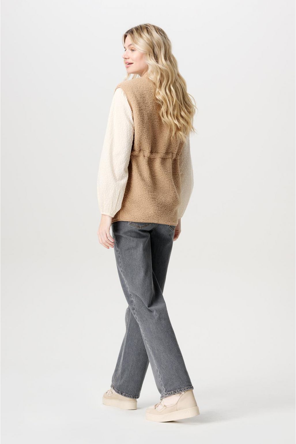 Noppies Maternity Jacke Indi - White Pepper