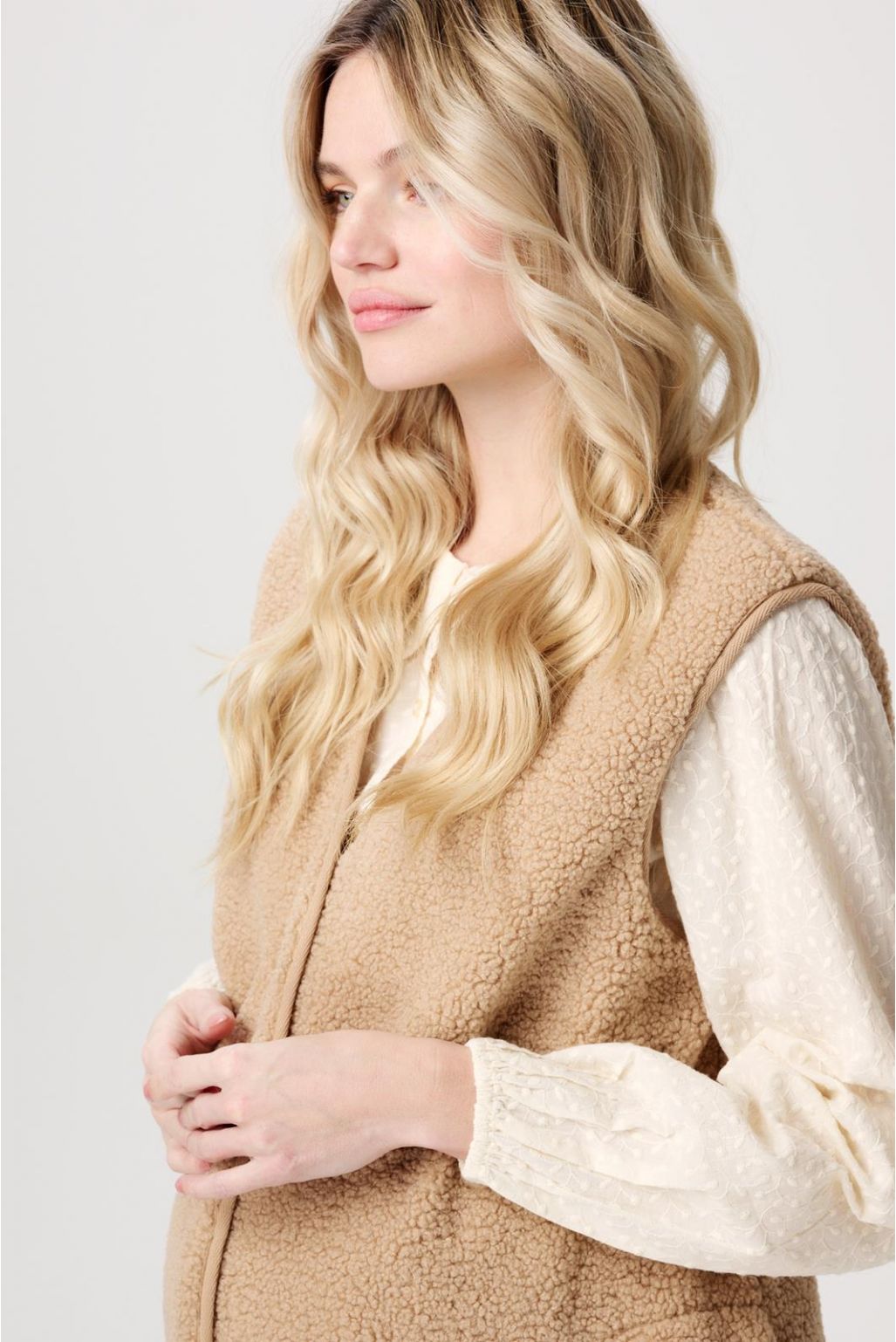 Noppies Maternity Jacke Indi - White Pepper