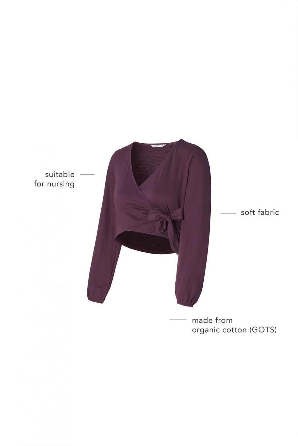 Noppies Maternity Still-Shirt Jah-Nell - Plum Perfect