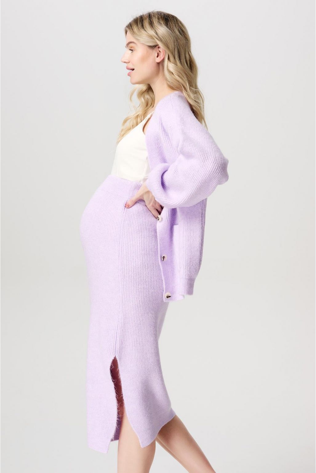 Noppies Maternity Strickjacke Kaavi - Orchid Petal