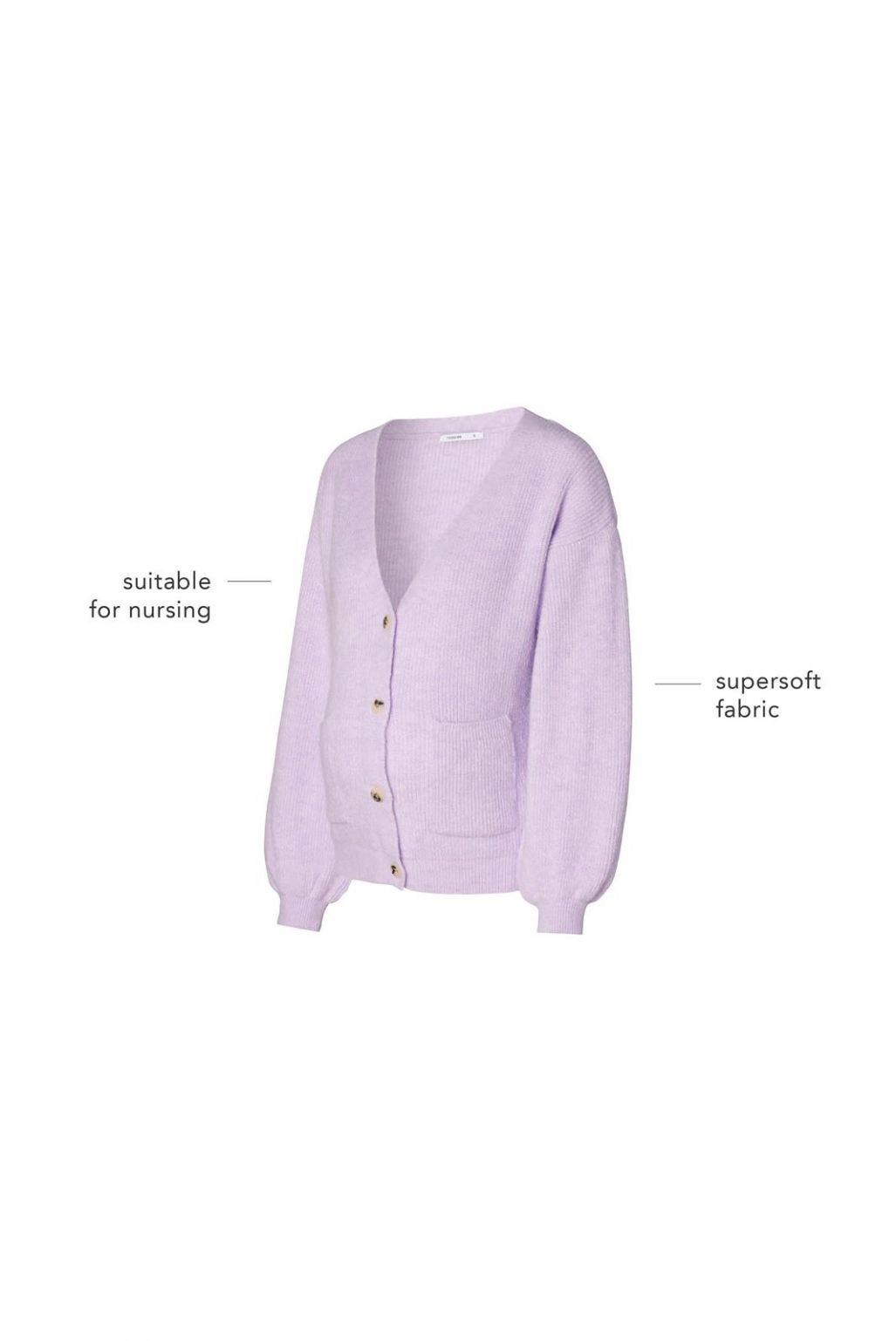 Noppies Maternity Strickjacke Kaavi - Orchid Petal
