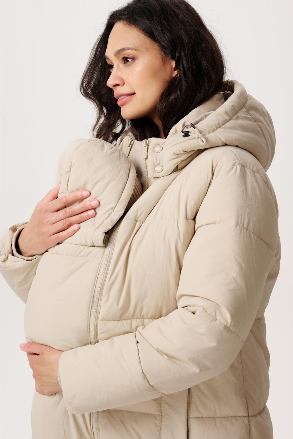 Noppies Maternity Winterjas Teavu - Light Sand