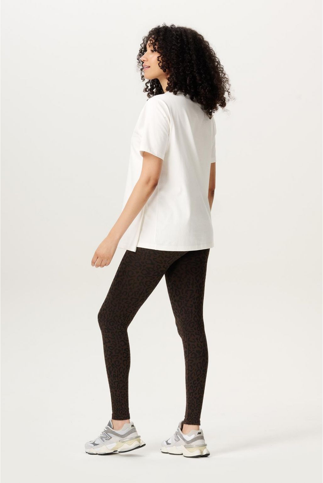 Noppies Maternity Legging Cara Leopard - Coffee Bean