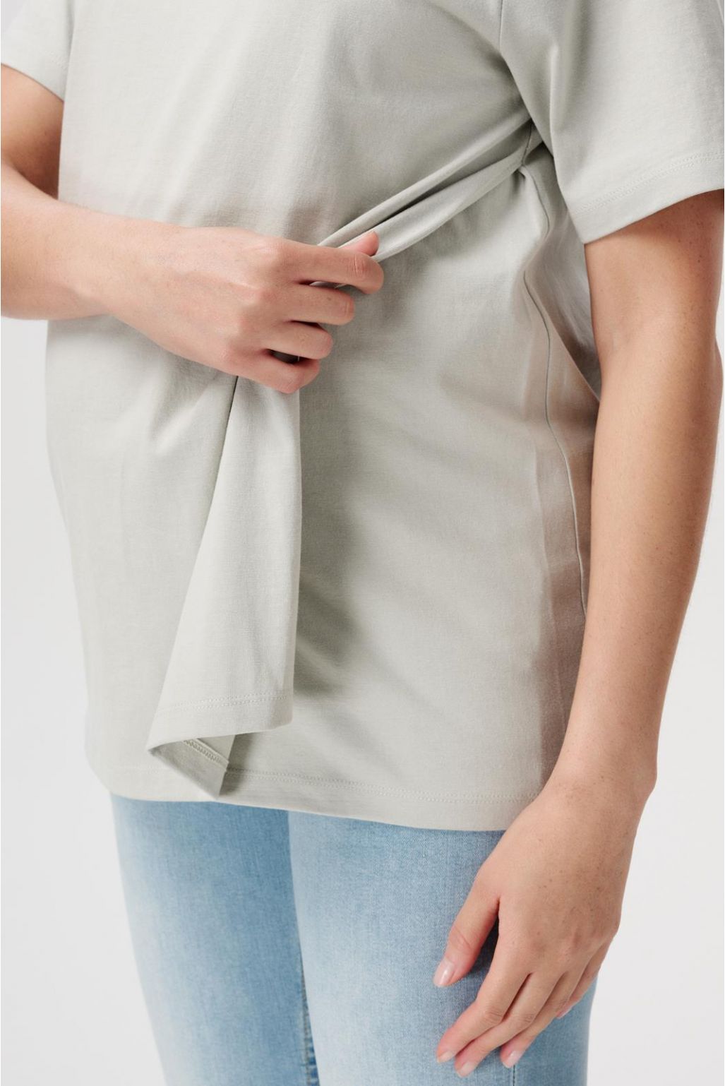 Noppies Voedings t-shirt Ifke - Pigeon